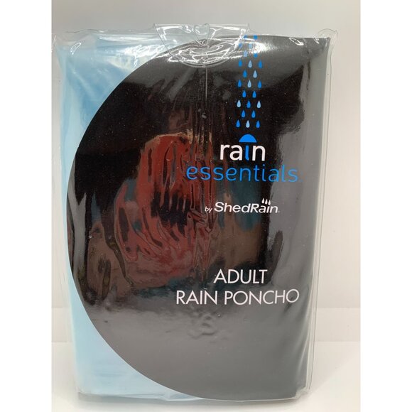 Adult Rain Poncho By ShedRain - One Size Fits Most - Clear - Picture 1 of 2